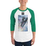 3/4 sleeve raglan shirt